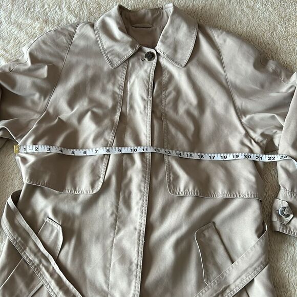 J Gallery beige trench coat size 10 - Picture 5 of 16